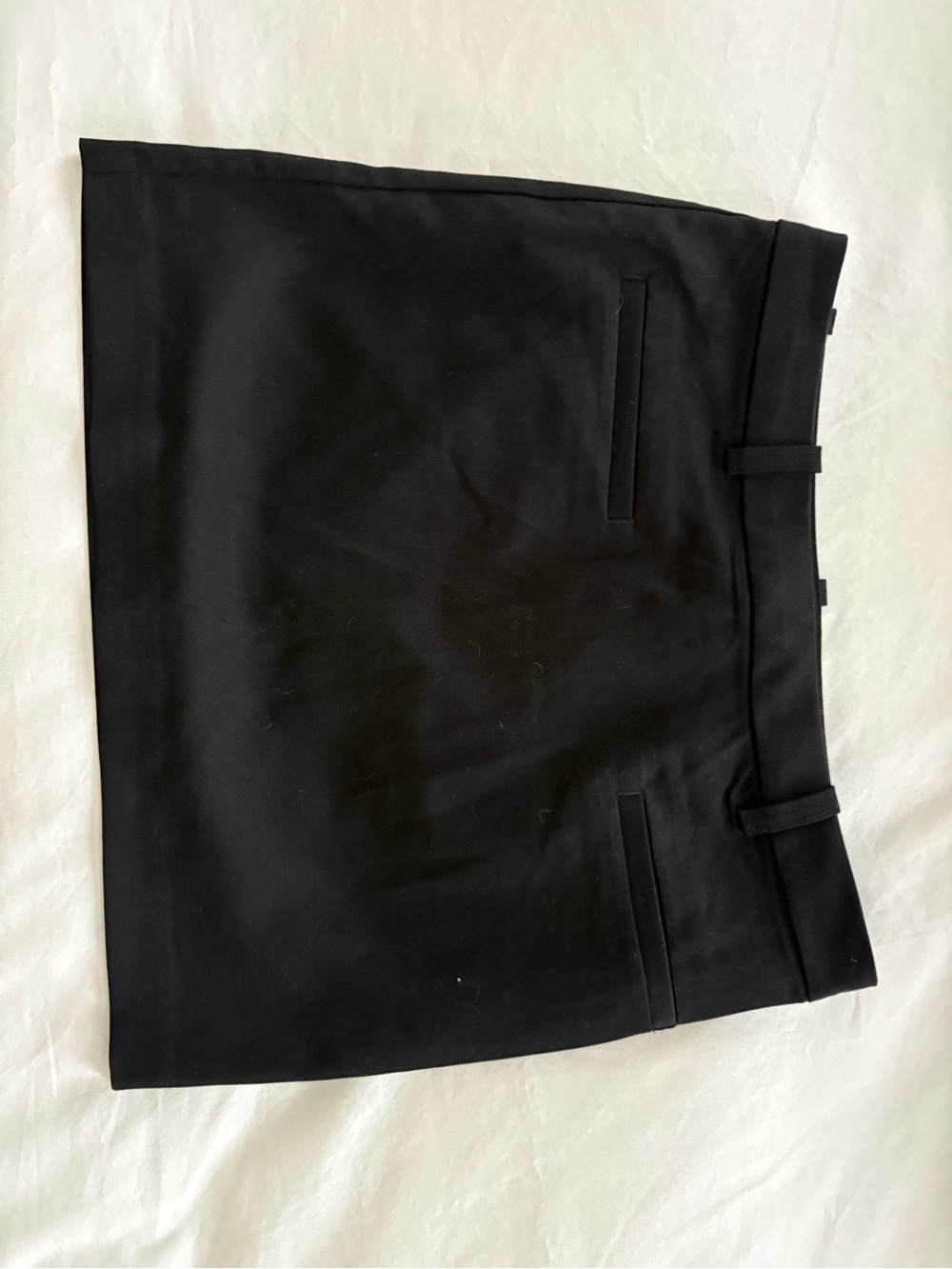 Divided Black Mini Skirt